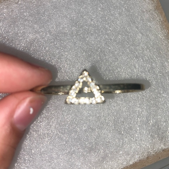 two finger triangle ring 🤍 - Picture 2 of 2